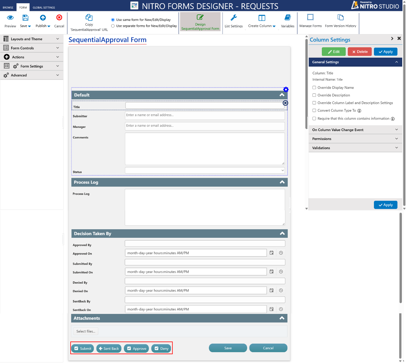 Sent For Processing Sequential Approval Process - Crow Canyon Software Support